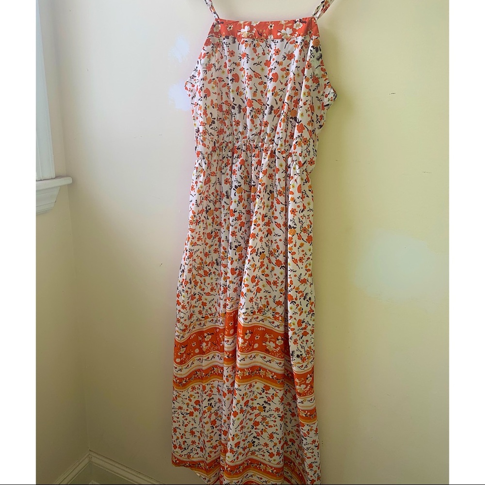 Floral pattern summer dress